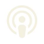 A beige podcast icon featuring a central figure with concentric circles radiating outward on a white background, symbolizing topics like commercial construction Arizona.